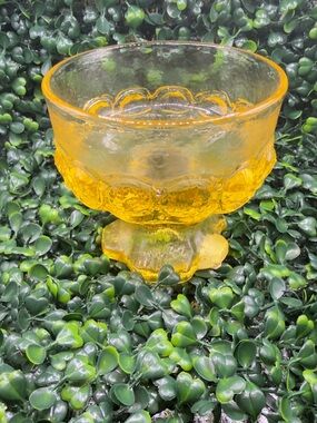 Vintage Tiffin Franciscan Madeira Cornsilk Yellow Sherbet Cup